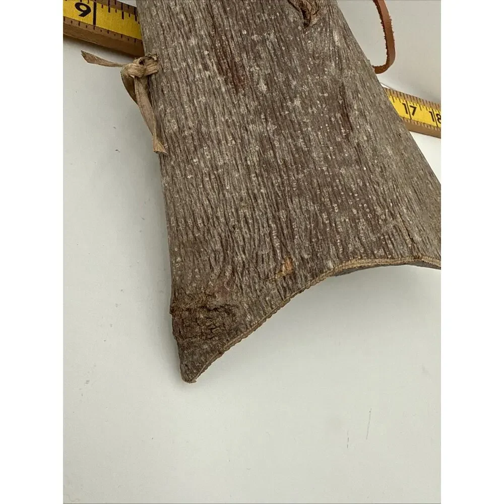 Rustic Primitive Native Appalachian Ethnic Tree Bark Berry‎ Gathering Basket 8x6